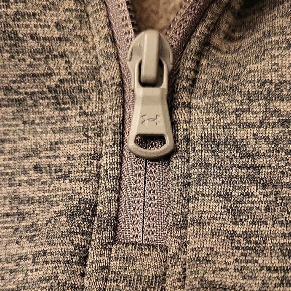 Under Armour Men's Size M Loose Fit Quarter-Zip Pullover Shirt Gray - Picture 8 of 8